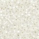 Miyuki rocailles Perlen 8/0 - Silverlined matte crystal 8-1F